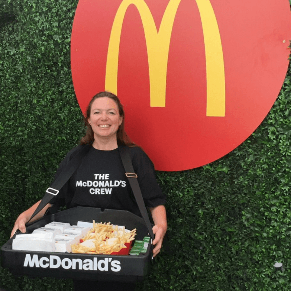 Successful implementation of branded Global Vending trays at major event